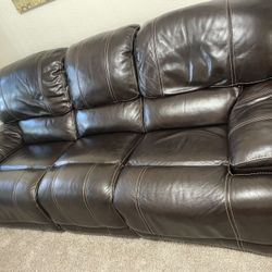  Power Reclining Sofa and Loveseat And Single Recliner 