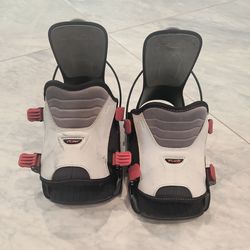 Old school slow snowboard bindings