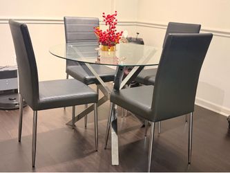 Modern Glass Dining Table