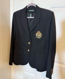 Vintage Lauren Ralph Lauren crest Blazer Size 14