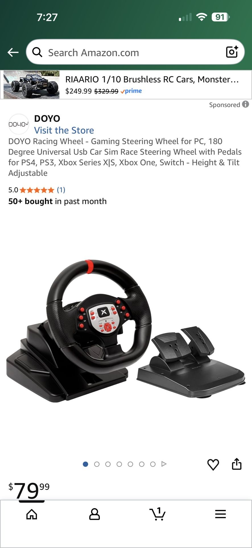 Gaming Steering Wheel