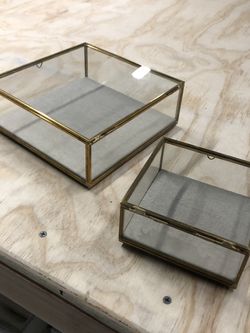 Glass Display Box Set