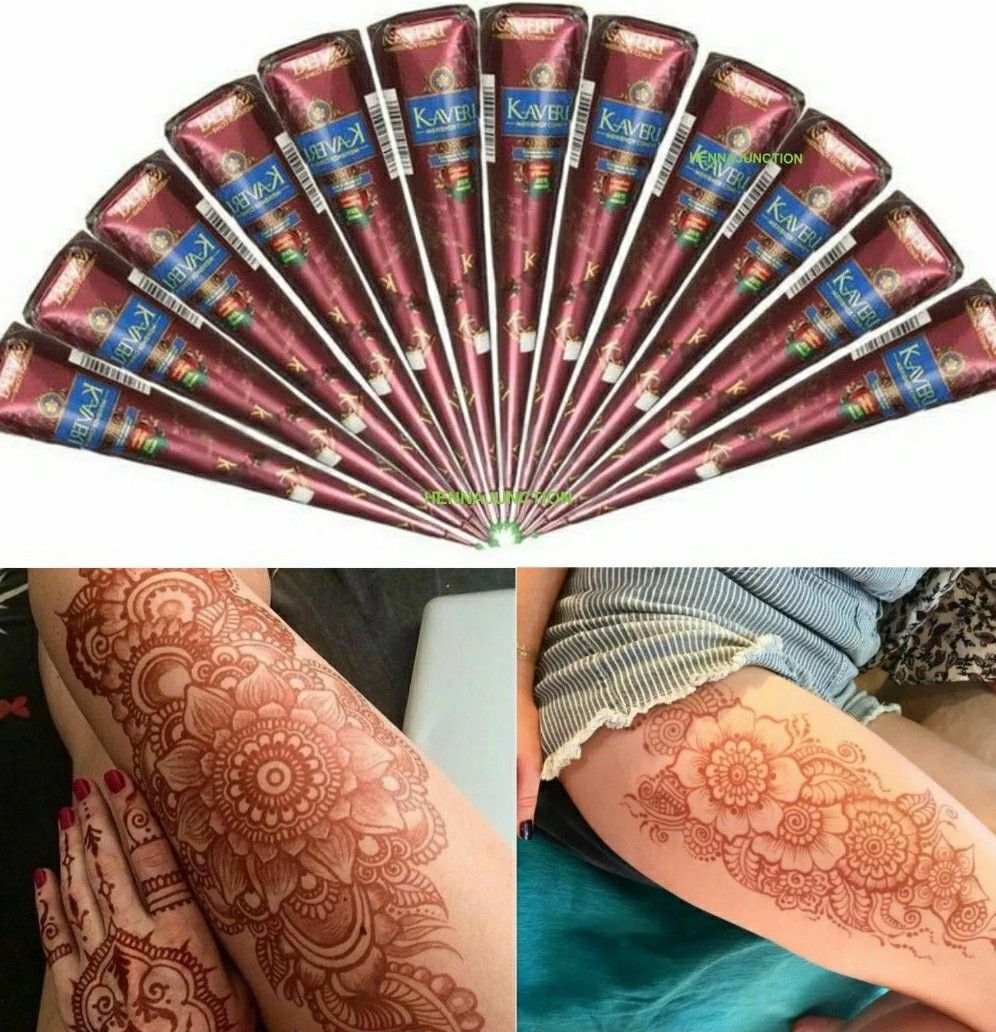 5 Henna Cones