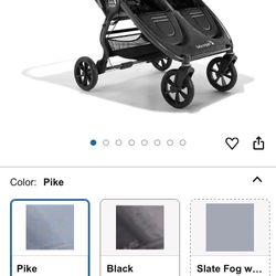 Baby Jogger Gt2 Mini Dbl Stroller Pike Retail$800