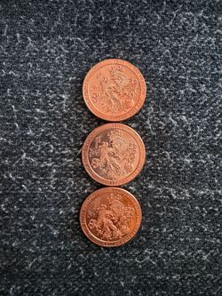 Year Of the Dragon Copper Coins