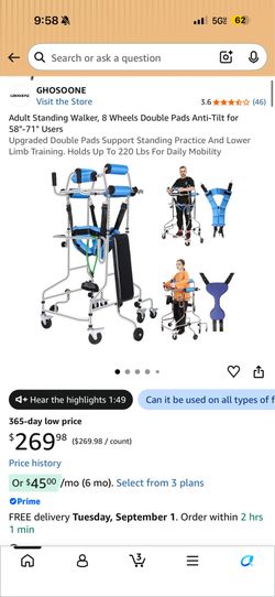 Adult Standing Walker