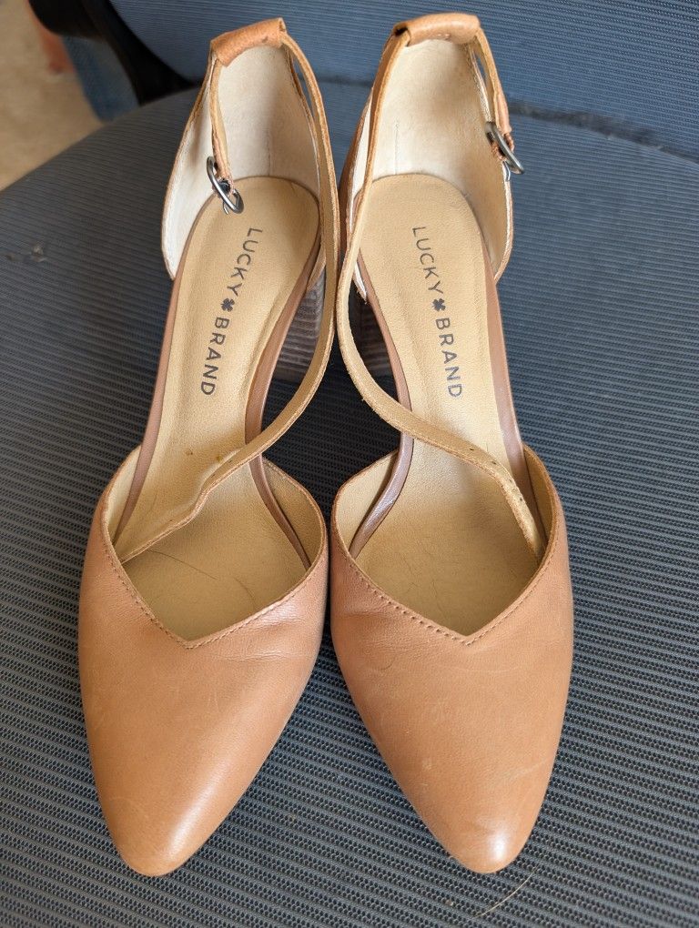 Lucky Brand Leather Heels