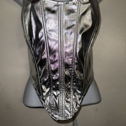 New Without tags Soft Pleather Corset Size Med