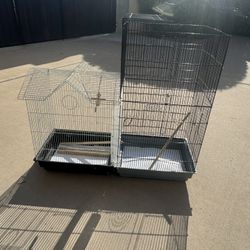 Custom Bird Cage + Accessories 