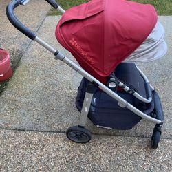 UPPAbaby Cruz stroller w/ Red Top 