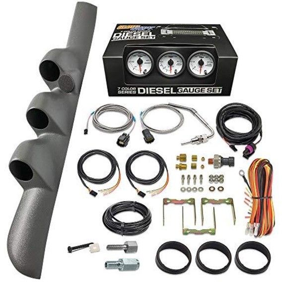 GlowShift Diesel Gauge Package 1998 To 2002 Ram Truck