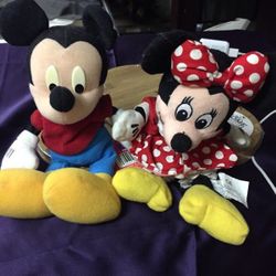 Mickey and Minnie Mouse
