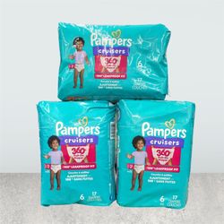 Pampers Cruiser 360 Baby Diapers Size 6 3$/20