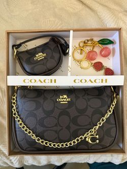 Bag purse gift set with charms
