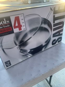 Tools Of Trade Stainless steel covered sauté pan