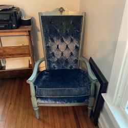 Antique Blue Chair