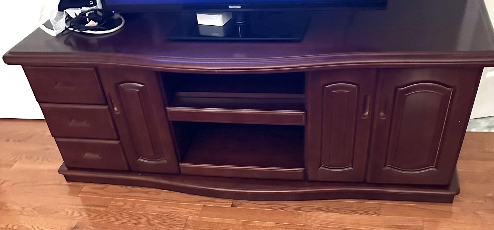 Hard Wood TV Stand