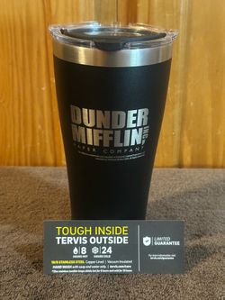 NEW Tervis The Office Dunder Mifflin Stainless Steel Tumbler Cup