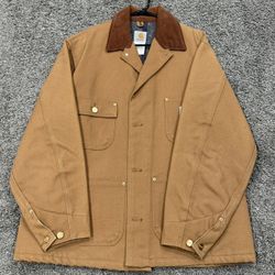New Carhartt Jacket With Attachable Hood Size 46 Regular