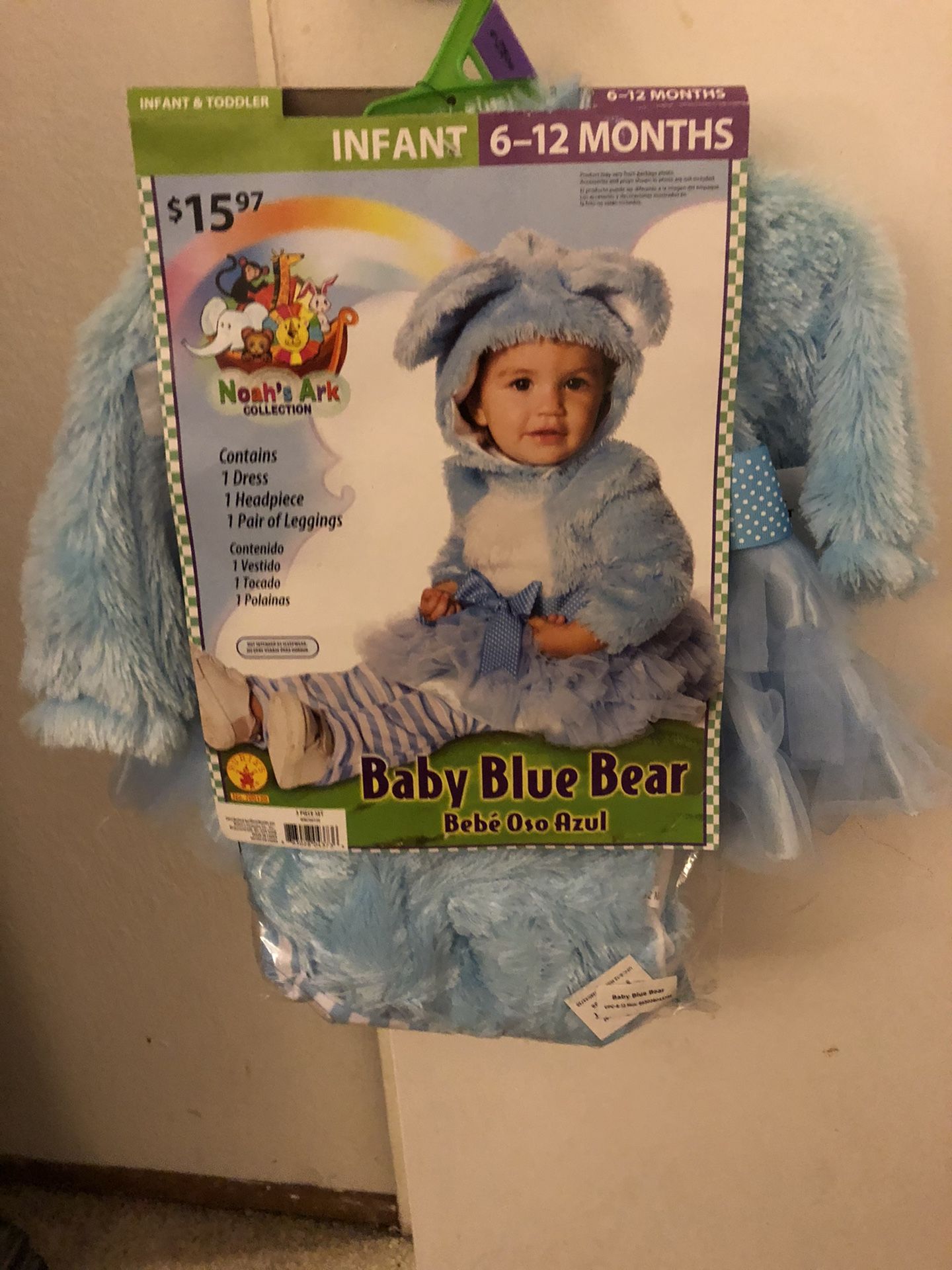 Baby Blue Bear Costume