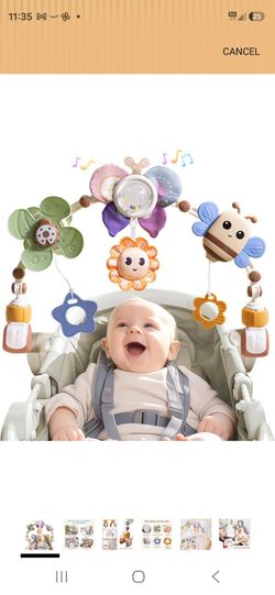6in1 Baby Activity Arch and Spiral Stroller Toy