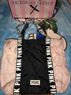 Windbreaker tote bag VS PINK