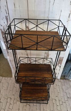 3 Tier shelf wood
