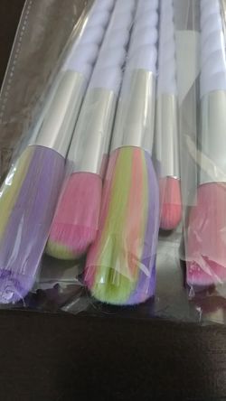 5 pc Unicorn brush set