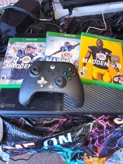 Xbox One Console with Controller and 3 Games