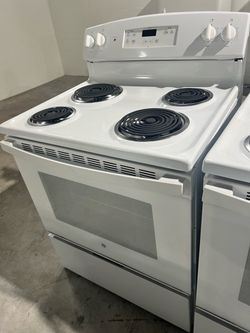 Stove GE white color