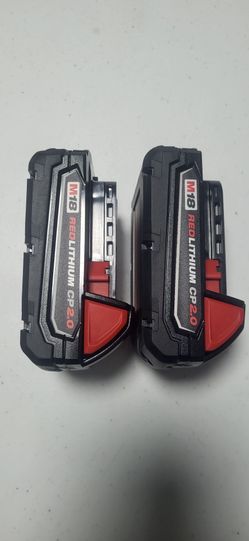 MILWAUKEE M18 BATTERIES 2.0 SET OF 2 BRAND NEW