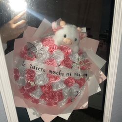 pink Cow Bouquet   Ig @nalys.customs 
