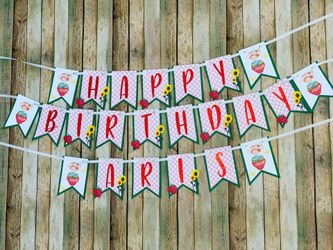 Strawberry Shortcake Birthday Banner