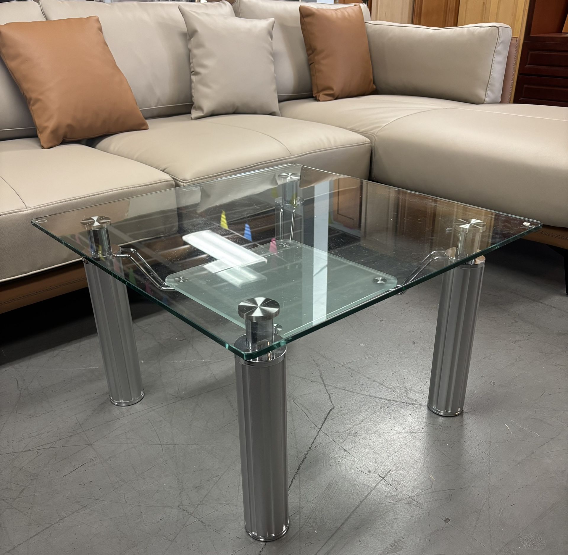 Sleek Modern Glass Table