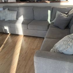 Living Spaces L Shaped Couch