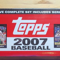 2007 Topps Baseball Complete Set***Factory Sealed***Mickey Mantle Relic***