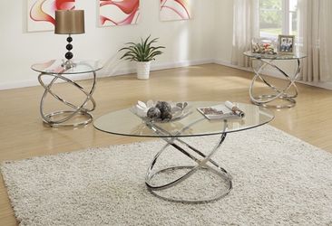 Coffee table and two end table