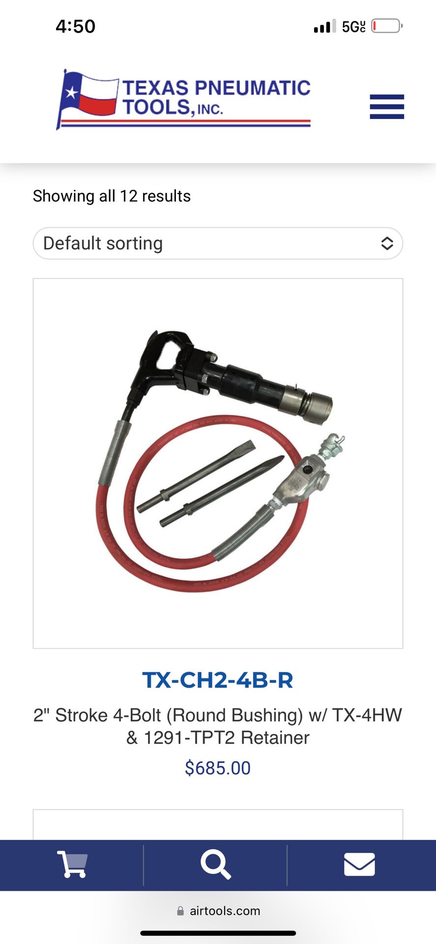 Pneumatic Texas Air Hammer