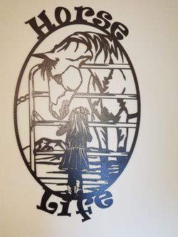Horse Life (36"x24") Wall Hanging