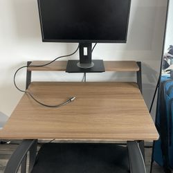 Desk, Chair, Monitor- $100 