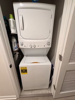 GE stack washer dryer