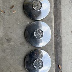 3 VW Beetle Hubcaps
