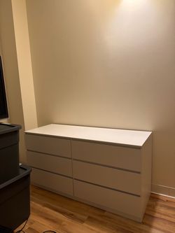 White dresser