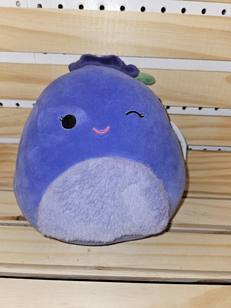 NWT Squishmallow 8 Inch Bluby The Blueberry
