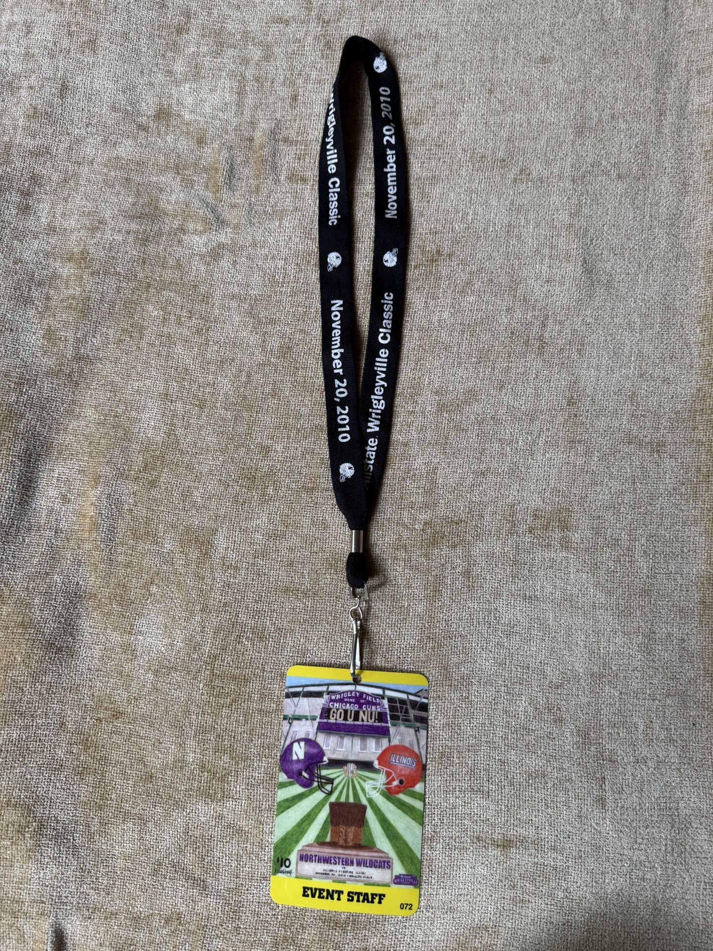 Black Lanyard with Event Badge