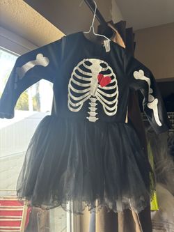 Skeleton Tutu Dress Costume