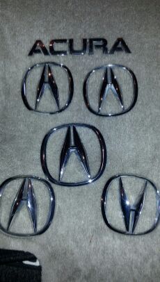 Car emblems Acura