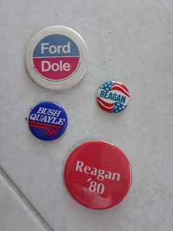 Political Campaign Buttons