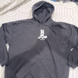 Joey Valence & Brae Hyperyouth Tour Graphic Black Fleece Pullover Hoodie L