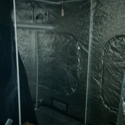 Heavy Duty 8x4 Foot Grow Tent With Fan, Charcoal Filter,  And Grow Lights 
